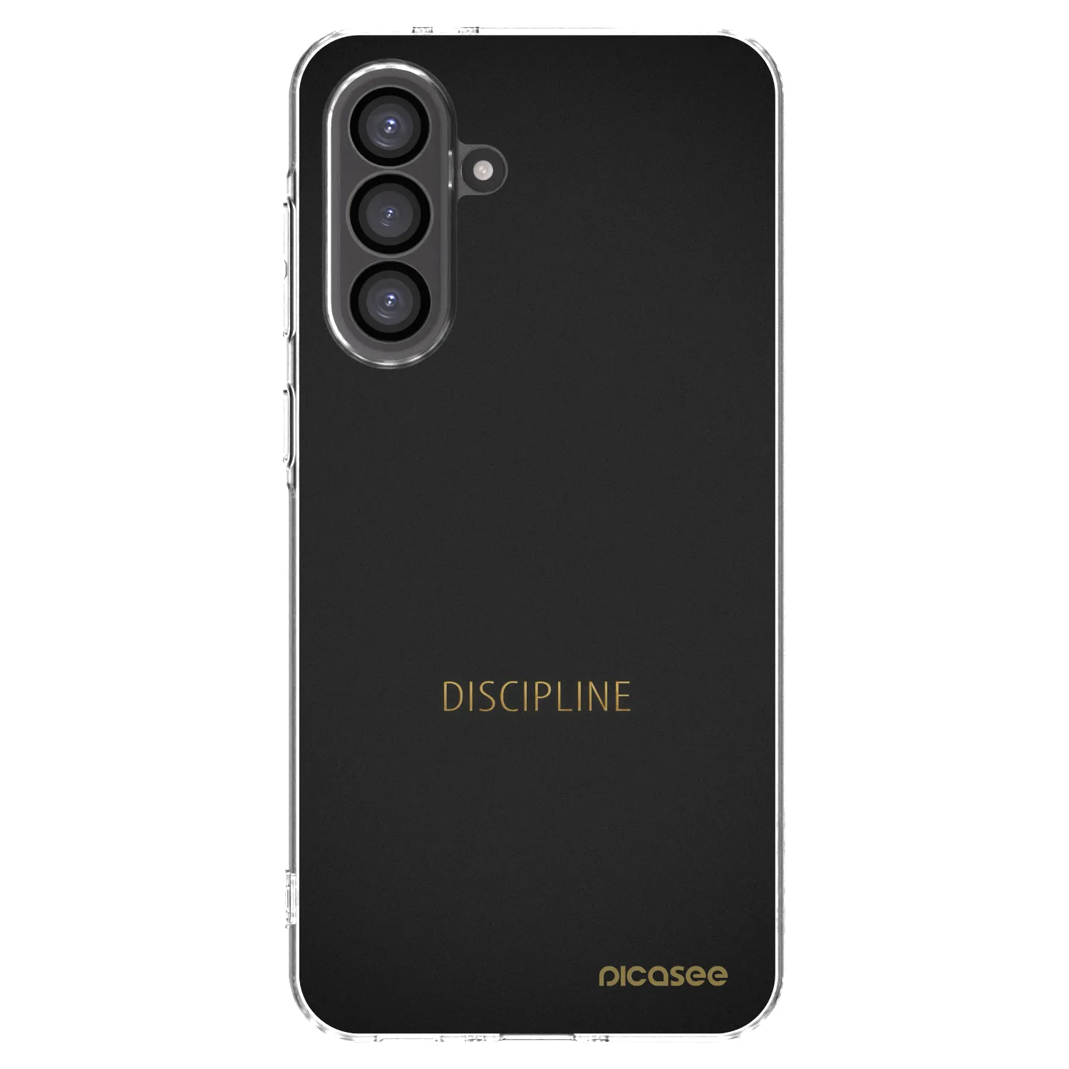 Picasee Samsung Galaxy A36 5G Hülle - Transparentes Silikon - Discipline