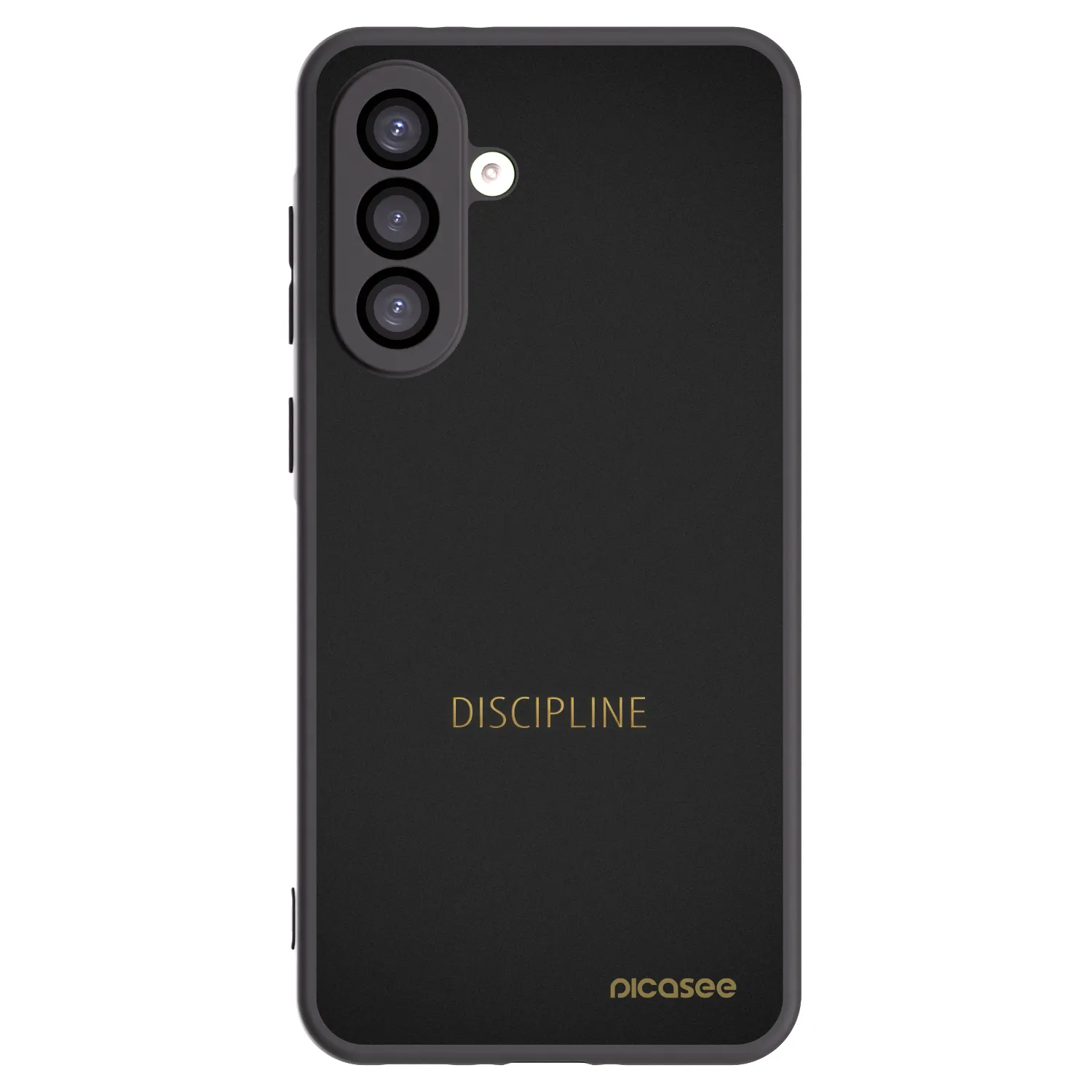 Picasee Samsung Galaxy A26 5G A266B Hülle - Schwarzes Silikon - Discipline