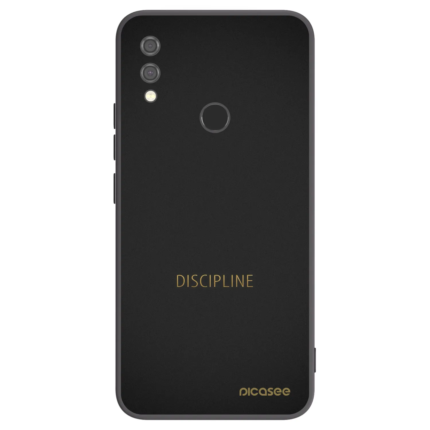 Picasee Xiaomi Redmi Note 7 Hülle - Schwarzes Silikon - Discipline