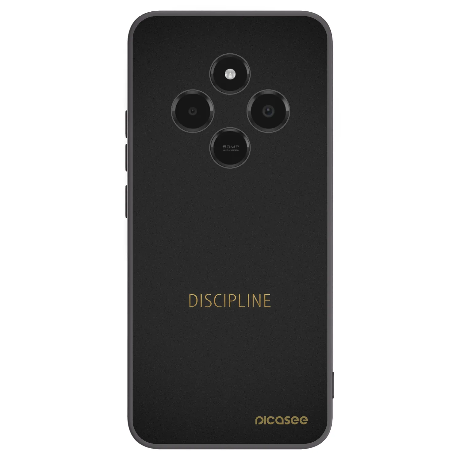 Picasee Xiaomi Poco C75 Hülle - Schwarzes Silikon - Discipline