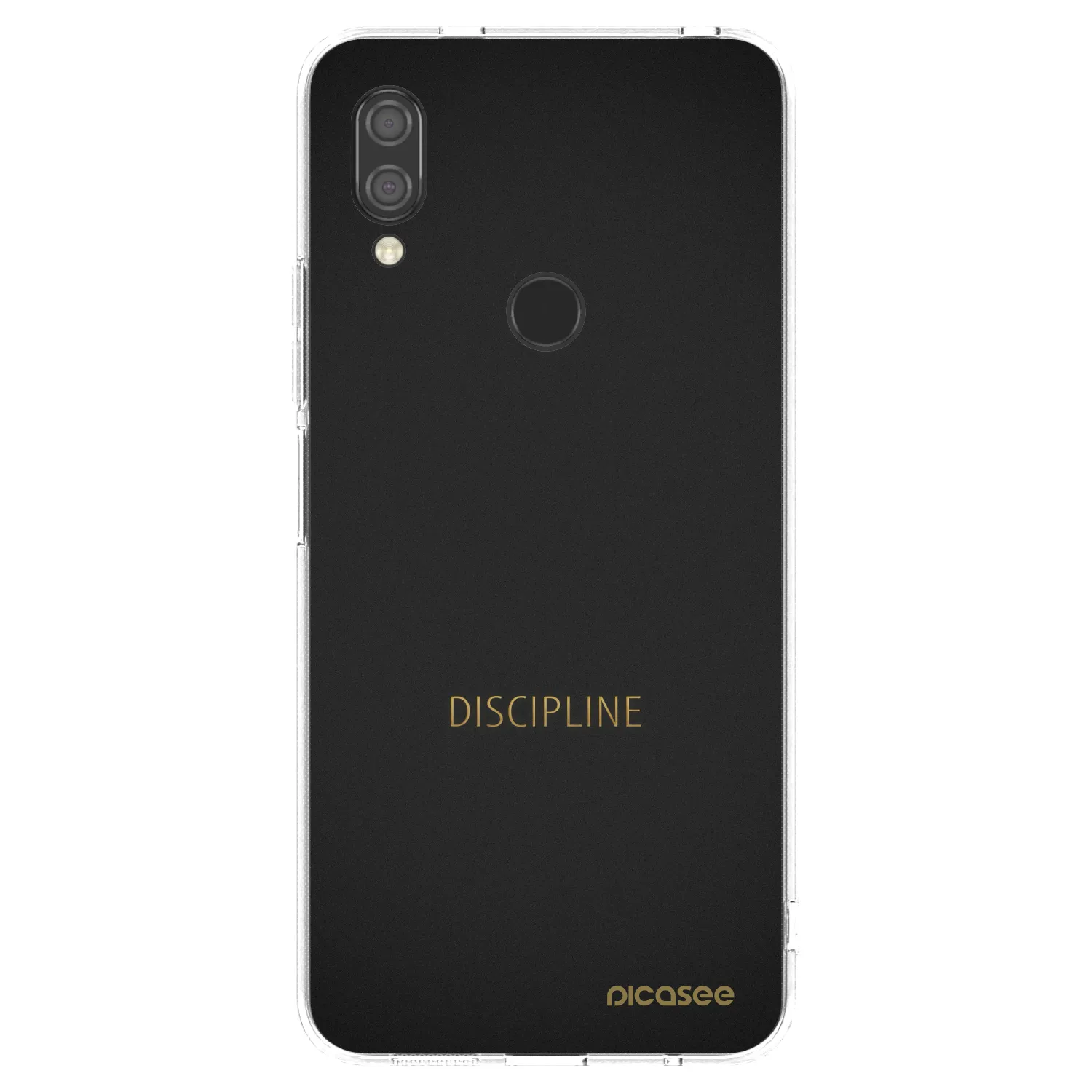Picasee Xiaomi Redmi 7 Hülle - Transparentes Silikon - Discipline