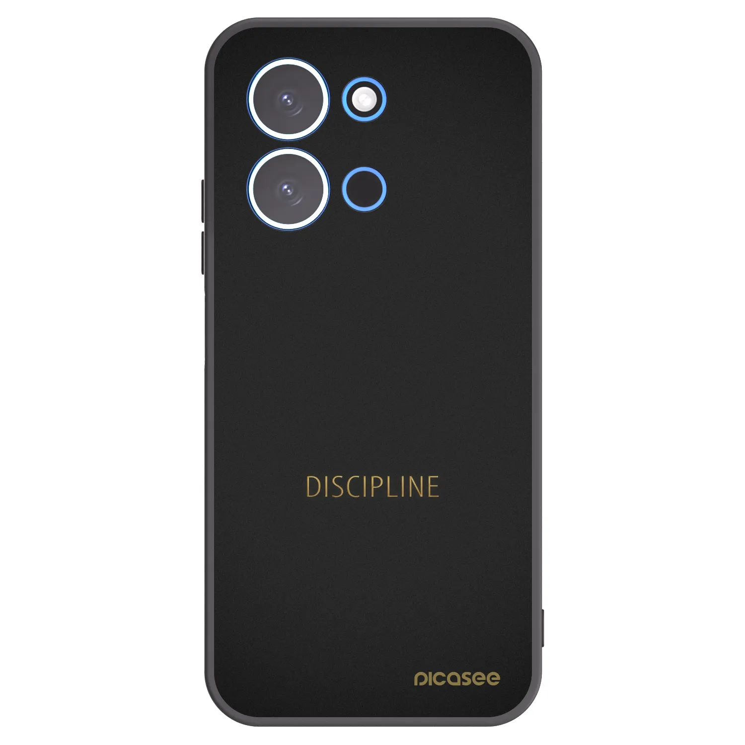 Picasee Xiaomi Redmi 15C 4G Hülle - Schwarzes Silikon - Discipline