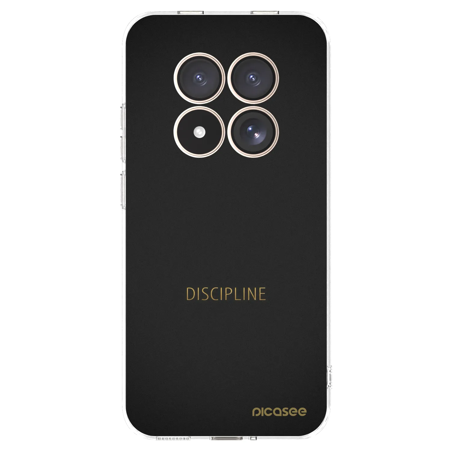 Picasee Xiaomi Redmi Note 15 Pro 4G Hülle - Transparentes Silikon - Discipline