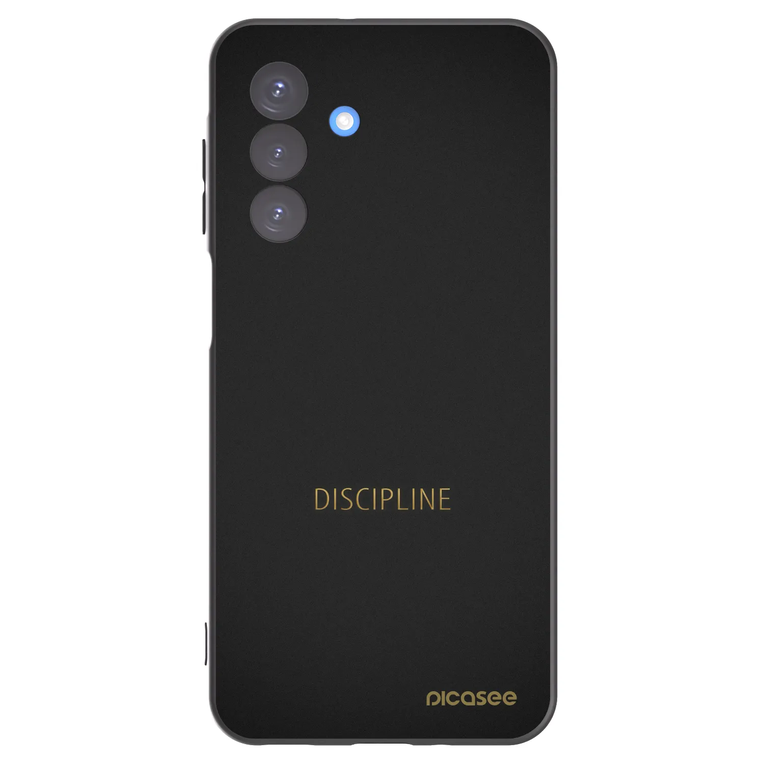 Picasee Samsung Galaxy A17 5G Hülle - Schwarzes Silikon - Discipline