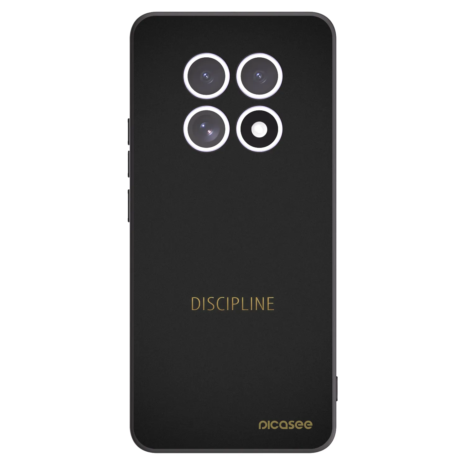 Picasee Xiaomi Redmi Note 15 Hülle - Schwarzes Silikon - Discipline