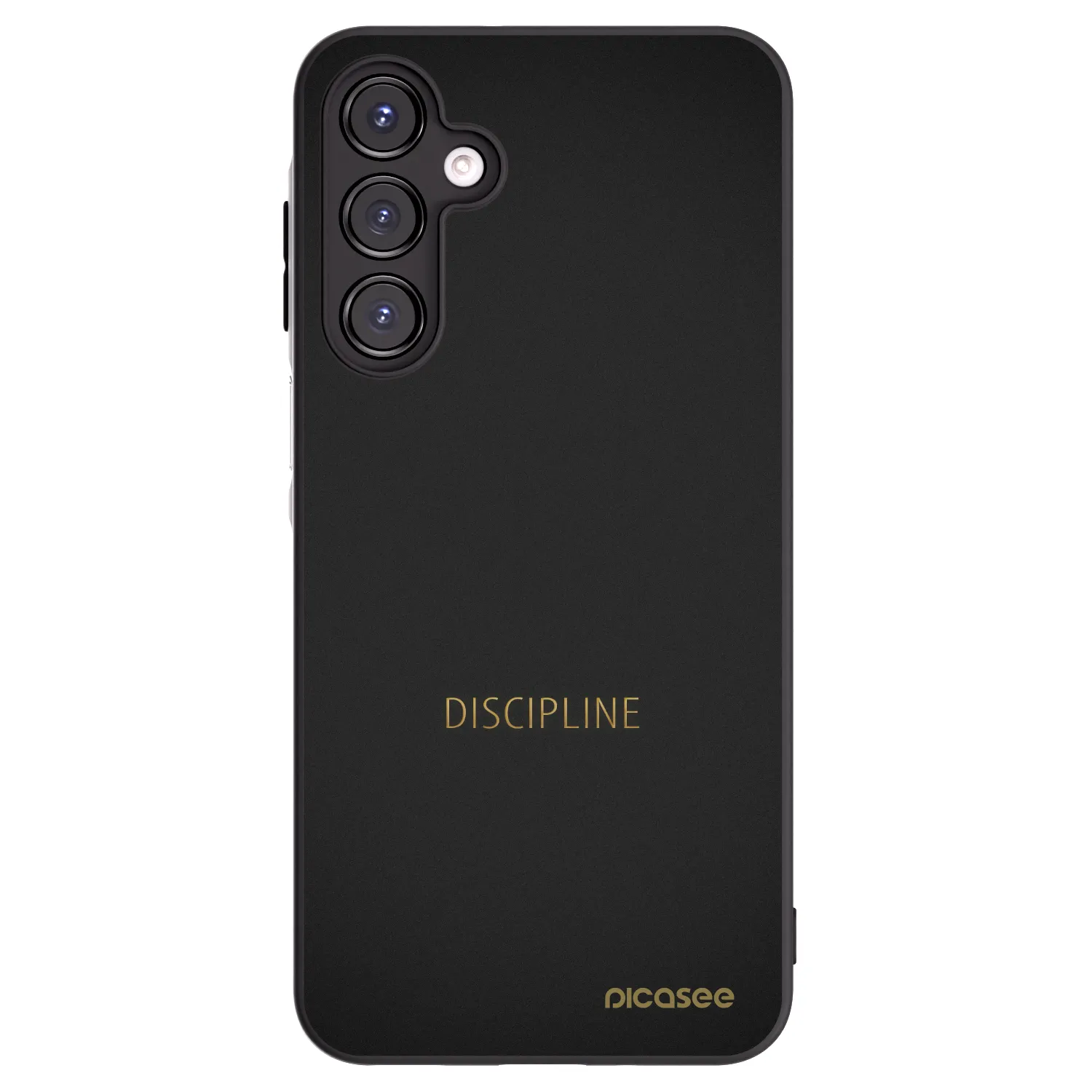 Picasee Samsung Galaxy A16 4G Hülle - Schwarzes Silikon - Discipline