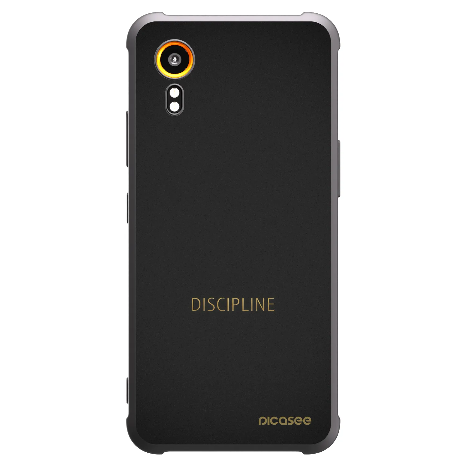 Picasee Samsung Galaxy Xcover 7 Hülle - Schwarzes Silikon - Discipline