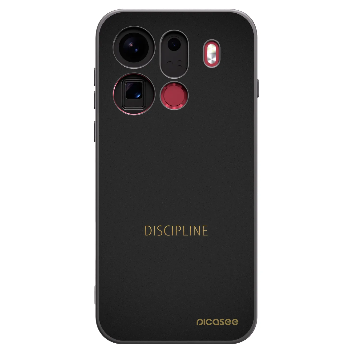 Picasee OPPO Find X9 Pro Hülle - Schwarzes Silikon - Discipline