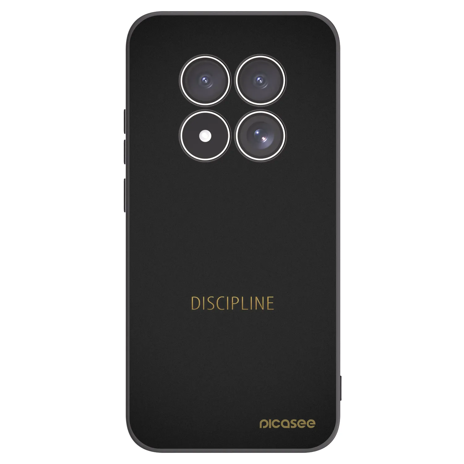 Picasee Xiaomi Redmi Note 15 Pro 5G Hülle - Schwarzes Silikon - Discipline