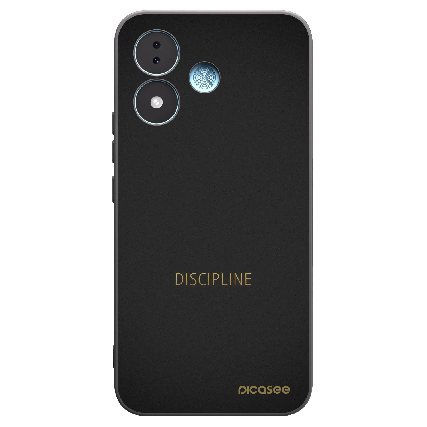 Picasee Xiaomi Redmi Note 17 5G Hülle - Schwarzes Silikon - Discipline