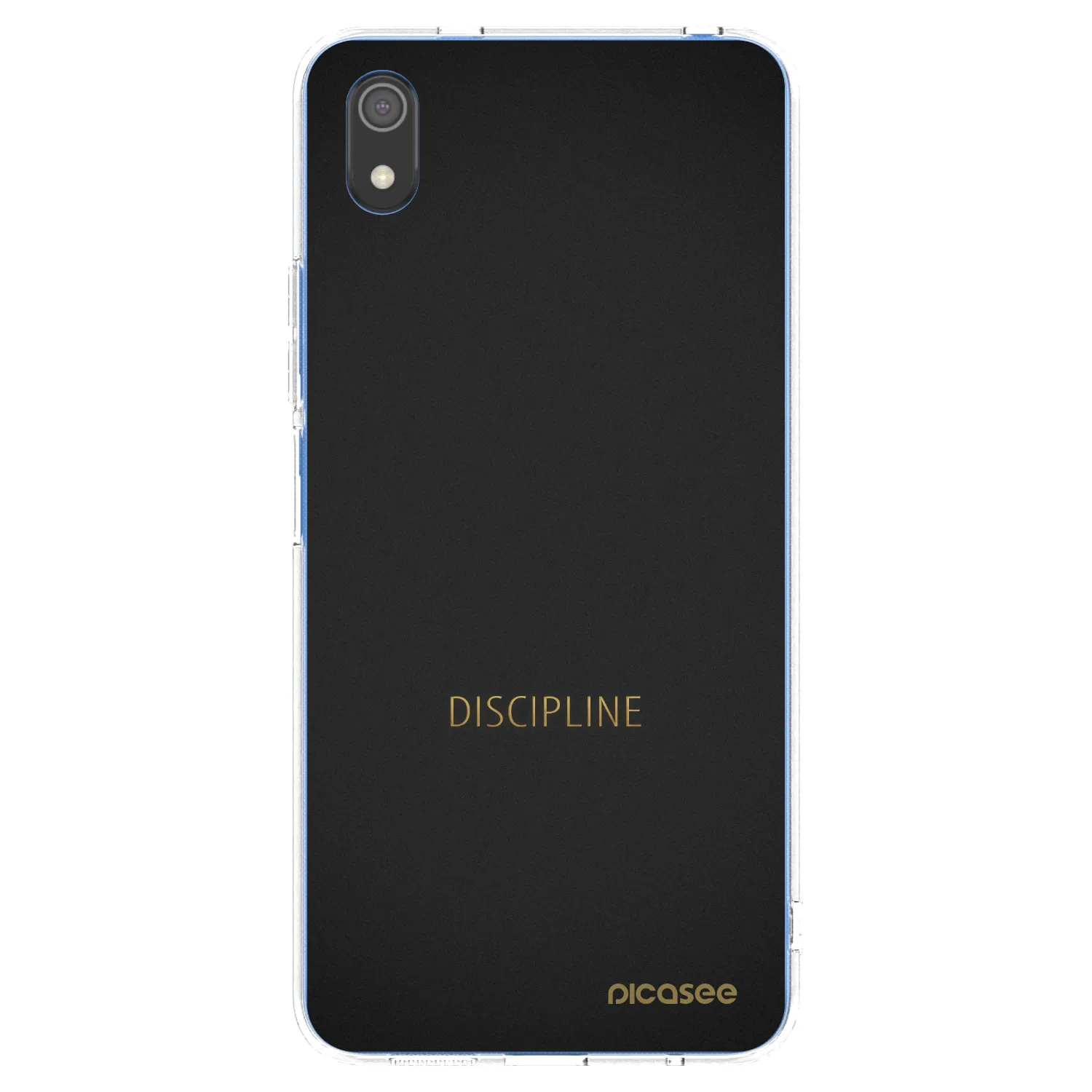Picasee Xiaomi Redmi 7A Hülle - Transparentes Silikon - Discipline