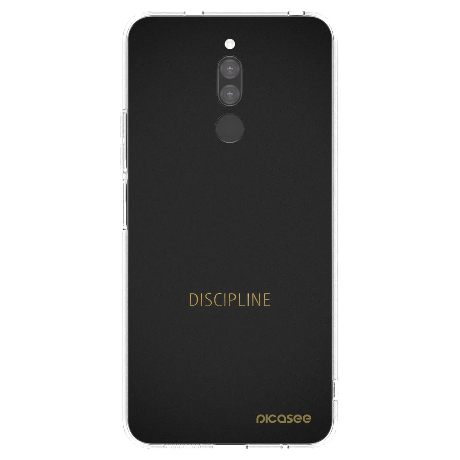 Picasee Xiaomi Redmi 8 Hülle - Transparentes Silikon - Discipline