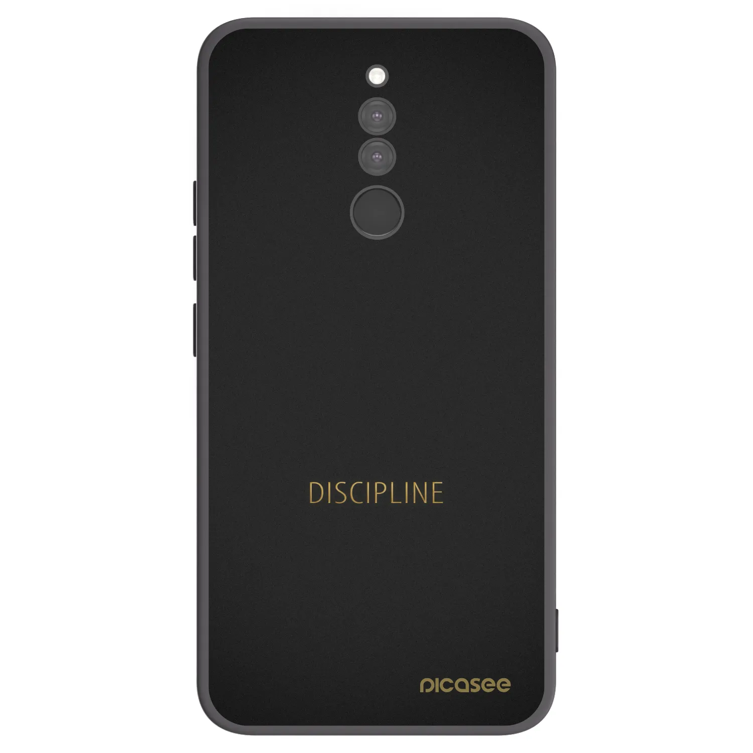 Picasee Xiaomi Redmi 8 Hülle - Schwarzes Silikon - Discipline