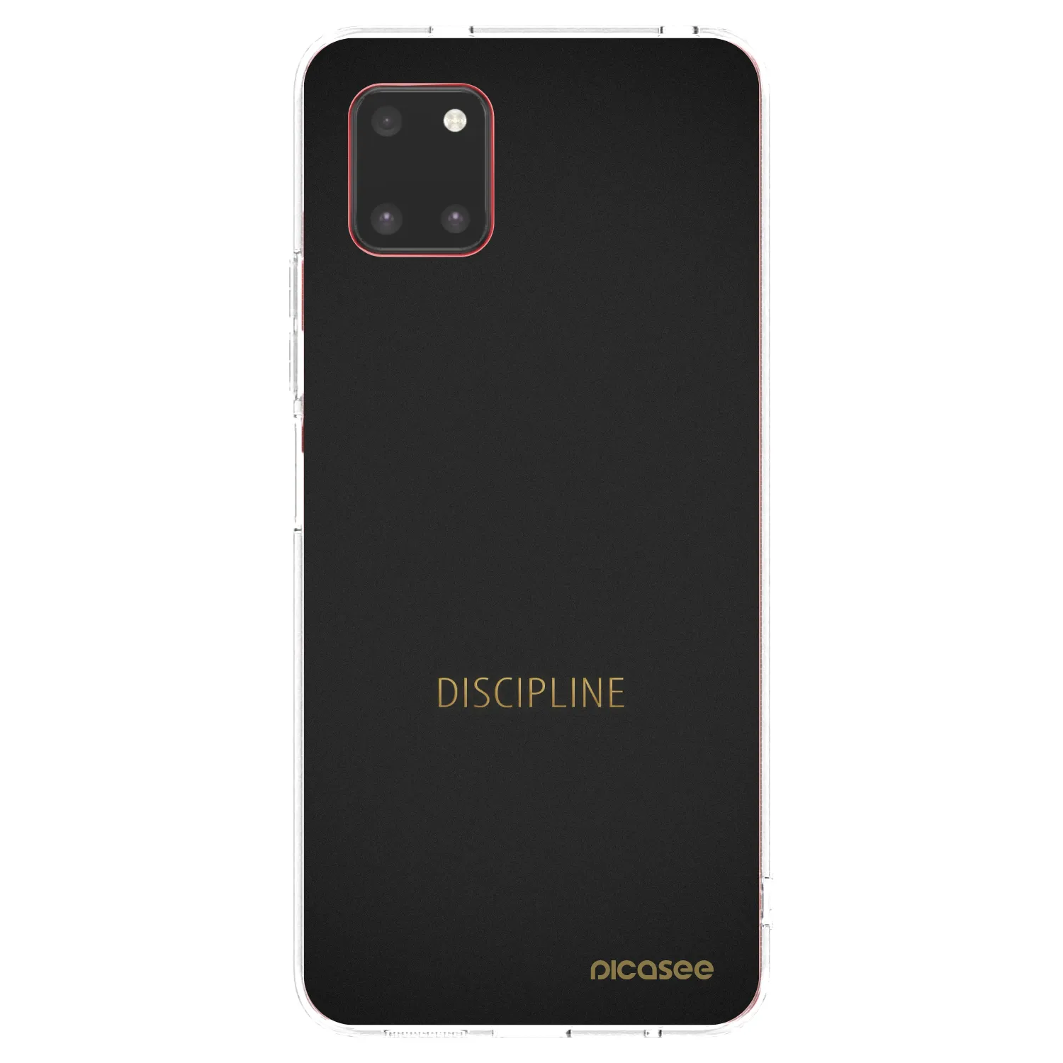Picasee Samsung Galaxy Note 10 Lite N770F Hülle - Transparentes Silikon - Discipline