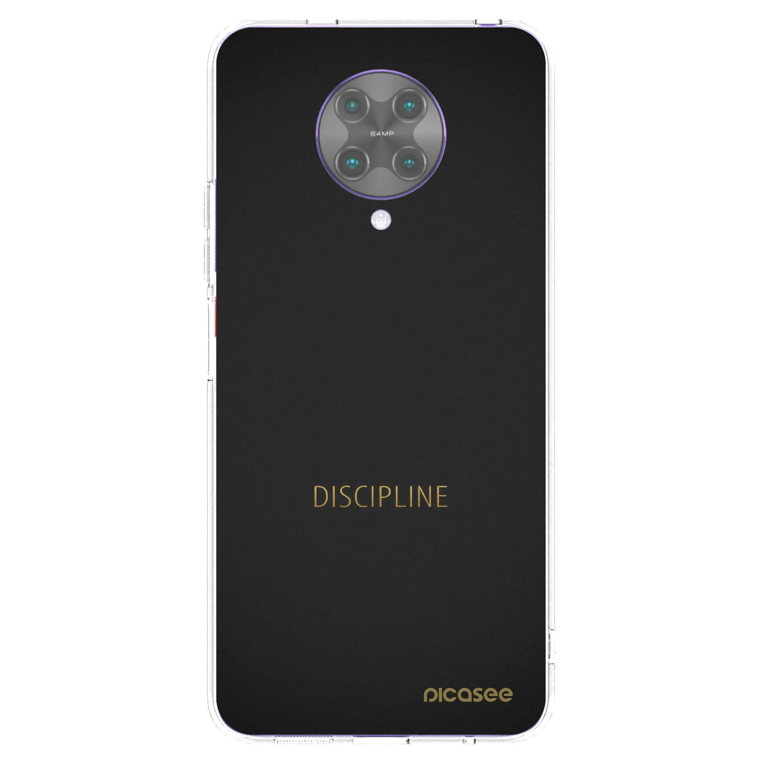 Picasee Xiaomi Poco F2 Pro Hülle - Transparentes Silikon - Discipline