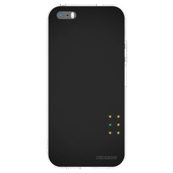 Picasee Apple iPhone 5/5S/SE Hülle - Transparentes Silikon - Pulse