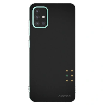 Picasee Samsung Galaxy M31s Hülle - Transparentes Silikon - Pulse