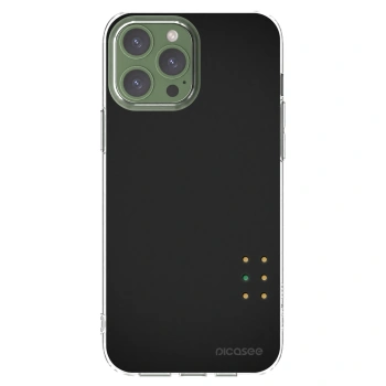 Picasee Apple iPhone 13 Pro Max Hülle - Transparentes Silikon - Pulse