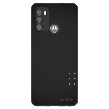 Picasee Motorola Moto G60 Hülle - Schwarzes Silikon - Pulse