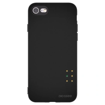 Picasee Apple iPhone SE 2022 Hülle - Schwarzes Silikon - Pulse