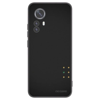 Picasee Xiaomi 12 Pro Hülle - Schwarzes Silikon - Pulse