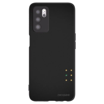Picasee OPPO A16 Hülle - Schwarzes Silikon - Pulse