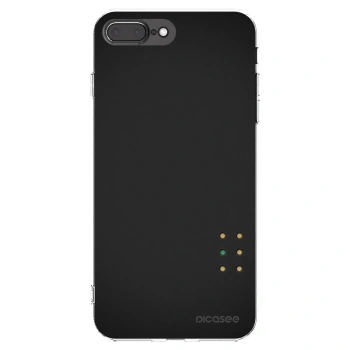 Picasee Apple iPhone 8 Plus Hülle - Transparentes Silikon - Pulse