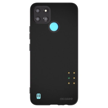 Picasee Realme C21Y Hülle - Schwarzes Silikon - Pulse