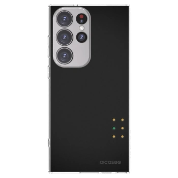 Picasee Samsung Galaxy S23 Ultra 5G Hülle - Transparentes Silikon - Pulse