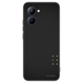 Picasee Realme C33 (2023) Hülle - Schwarzes Silikon - Pulse