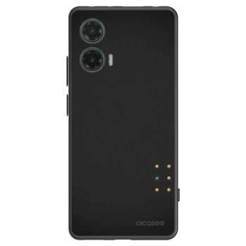 Picasee Motorola Moto G35 5G Hülle - Schwarzes Silikon - Pulse