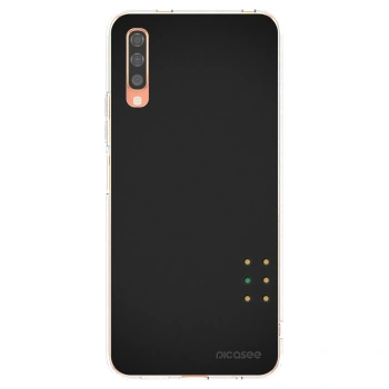 Picasee Samsung Galaxy A70 A705F Hülle - Transparentes Silikon - Pulse