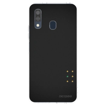 Picasee Samsung Galaxy A40 A405F Hülle - Transparentes Silikon - Pulse