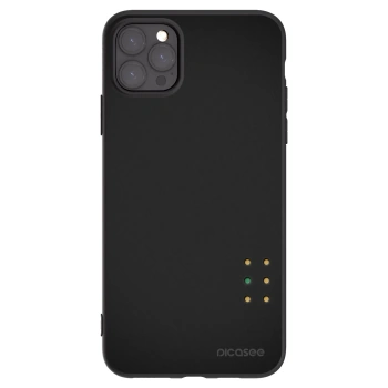 Picasee Apple iPhone 11 Pro Max Hülle - Schwarzes Silikon - Pulse