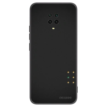 Picasee Xiaomi Redmi Note 9S Hülle - Schwarzes Silikon - Pulse