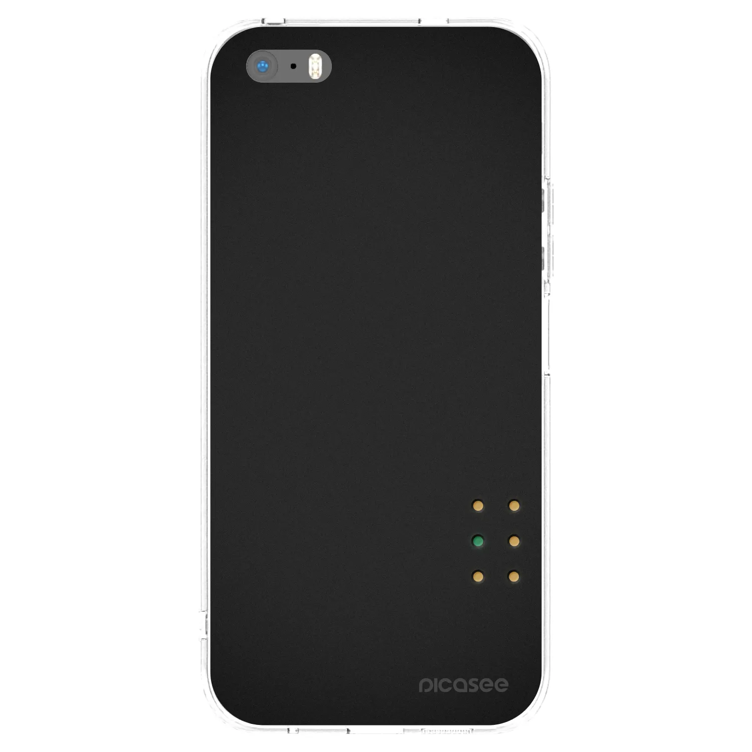 Picasee Apple iPhone 5/5S/SE Hülle - Transparentes Silikon - Pulse