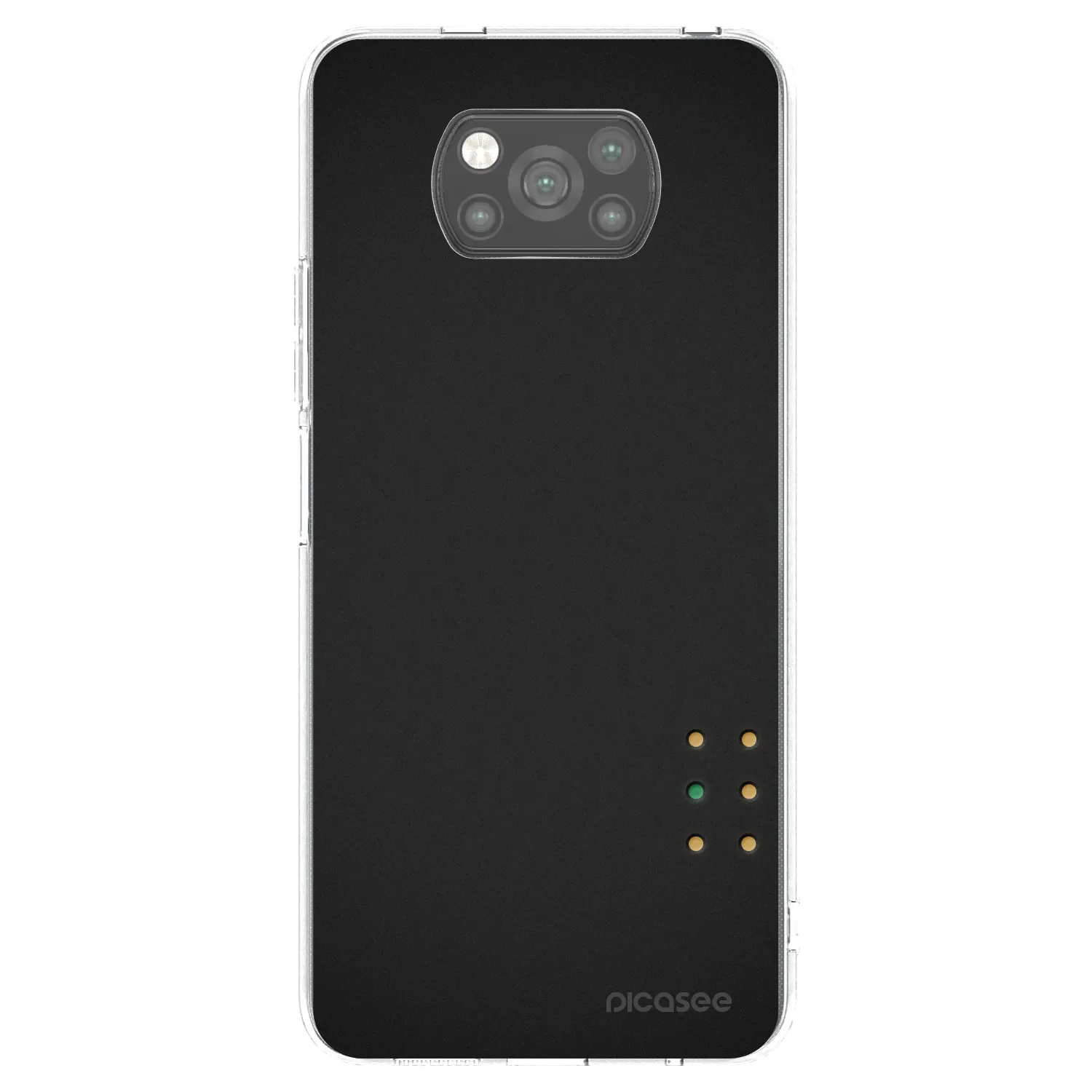 Picasee Xiaomi Poco X3 Hülle - Schwarzes Silikon - Pulse