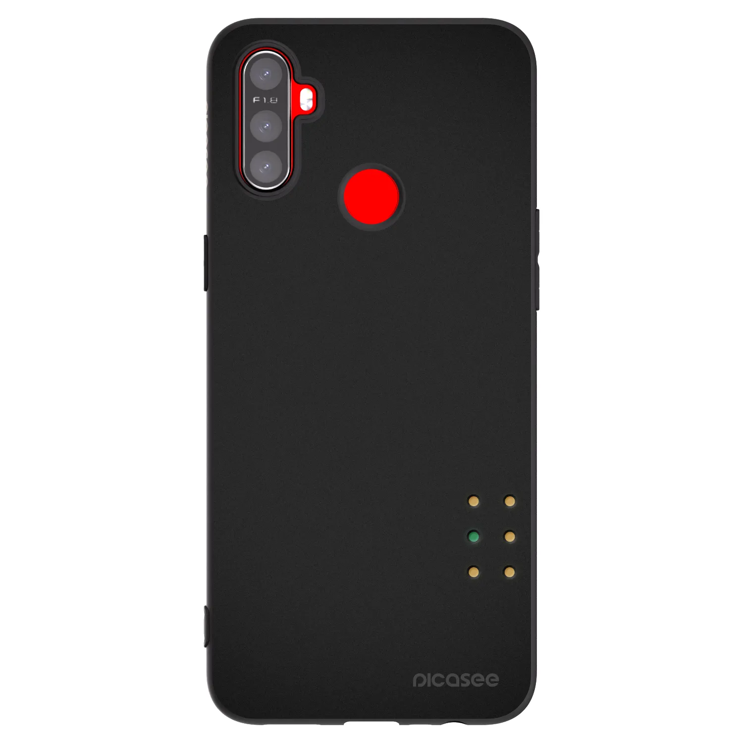 Picasee Realme C3 Hülle - Schwarzes Silikon - Pulse