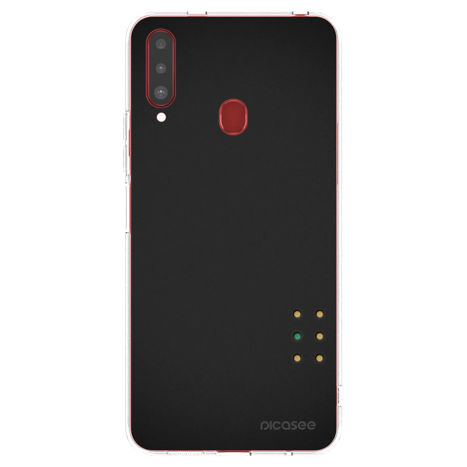 Picasee Samsung Galaxy A20s Hülle - Transparentes Silikon - Pulse