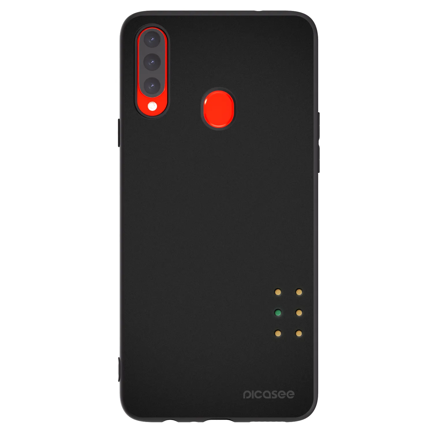 Picasee Samsung Galaxy A20s Hülle - Schwarzes Silikon - Pulse