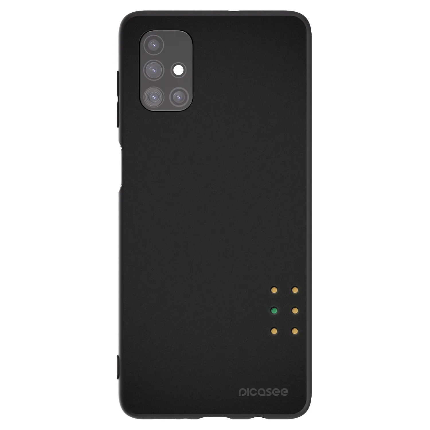 Picasee Samsung Galaxy M51 M515F Hülle - Schwarzes Silikon - Pulse