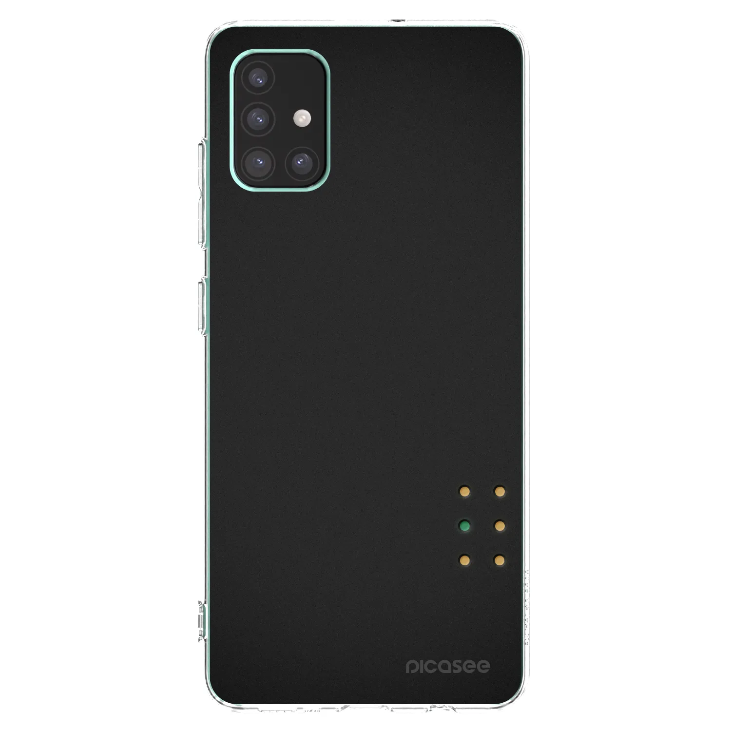 Picasee Samsung Galaxy M51 M515F Hülle - Transparentes Silikon - Pulse