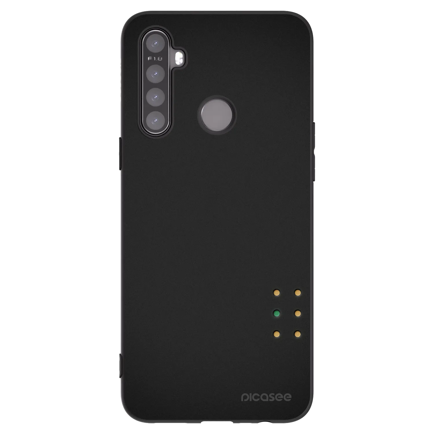 Picasee Realme 6i Hülle - Schwarzes Silikon - Pulse