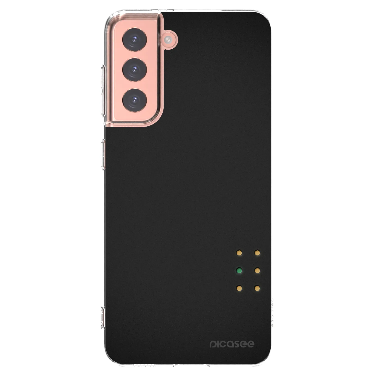 Picasee Samsung Galaxy S21 5G G991B Hülle - Transparentes Silikon - Pulse