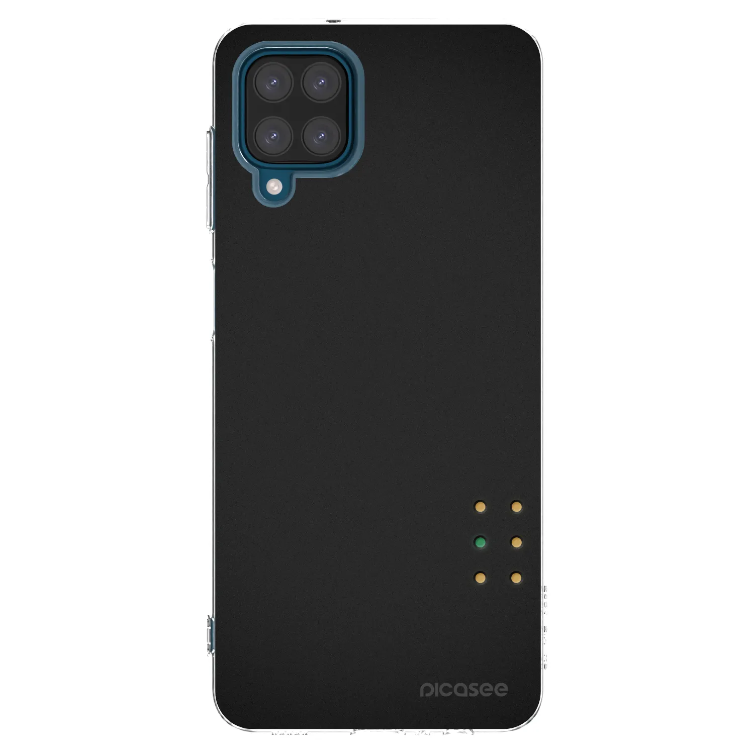Picasee Samsung Galaxy A12 A125F Hülle - Transparentes Silikon - Pulse