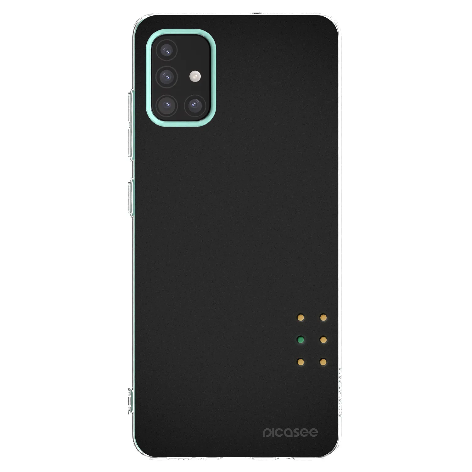 Picasee Samsung Galaxy M31s Hülle - Transparentes Silikon - Pulse