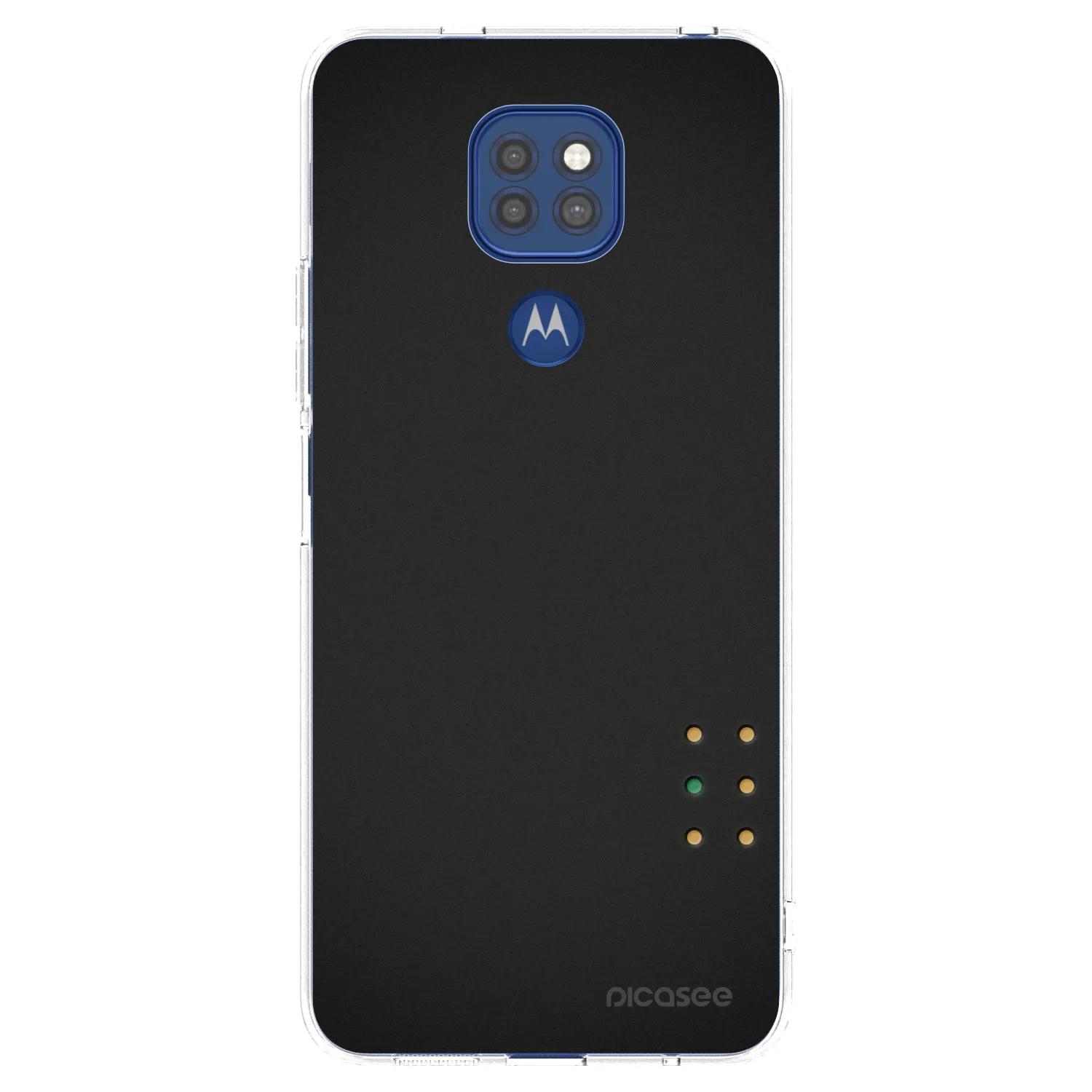 Picasee Motorola Moto G9 Play Hülle - Transparentes Silikon - Pulse