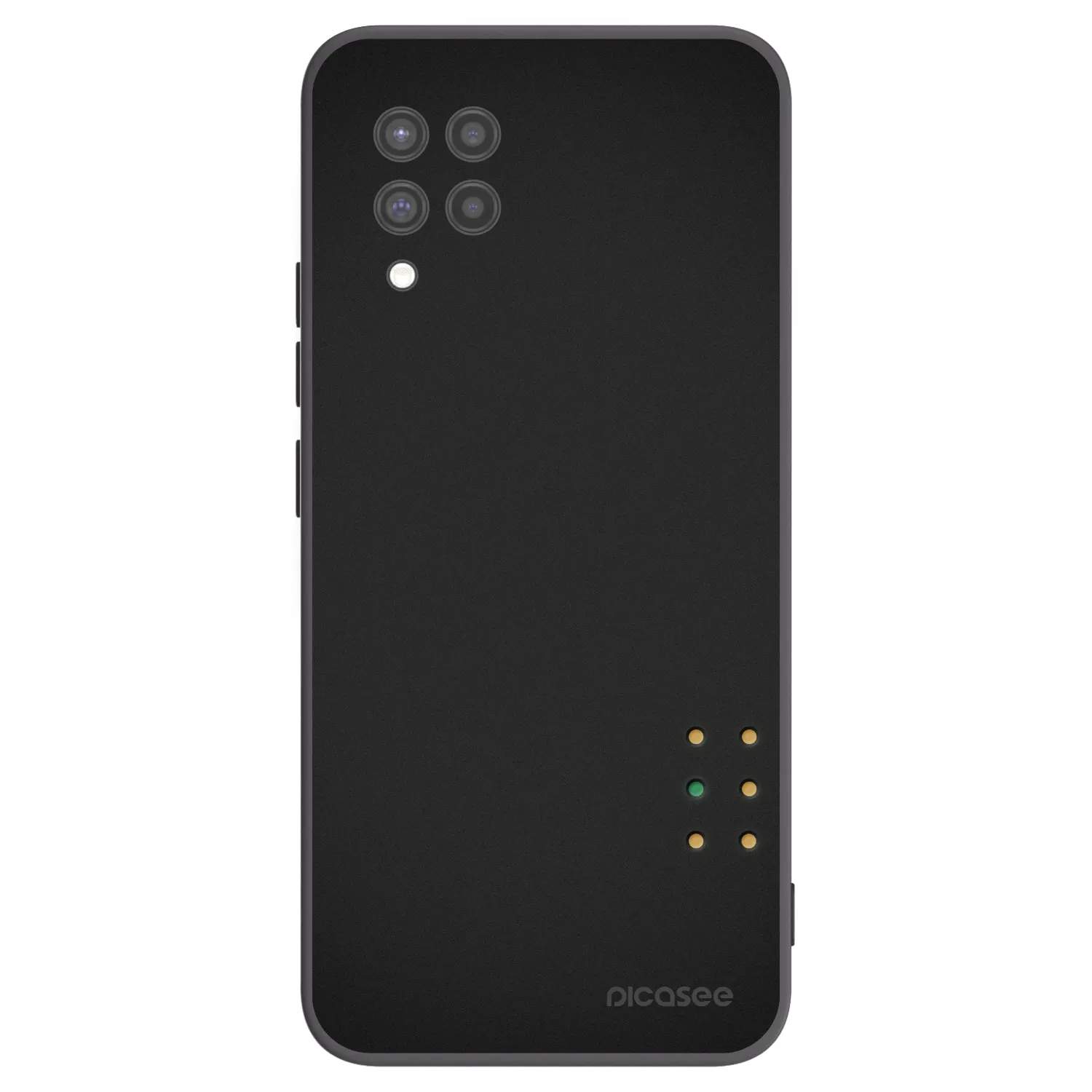 Picasee Samsung Galaxy A42 A426B Hülle - Schwarzes Silikon - Pulse