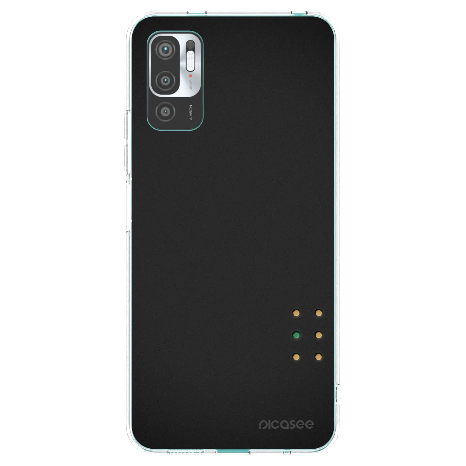 Picasee Xiaomi Redmi Note 10 5G Hülle - Transparentes Silikon - Pulse