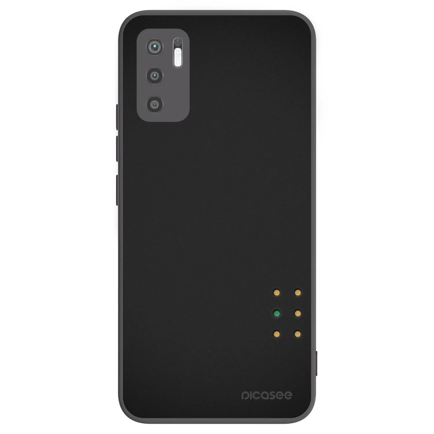 Picasee Xiaomi Redmi Note 10 5G Hülle - Schwarzes Silikon - Pulse